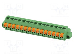 PCB connector, nominal cross section: 2.5 mm2, color: green,