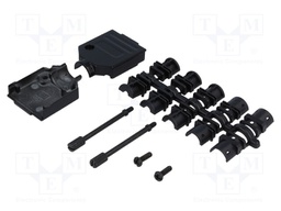 Enclosure: for D-Sub connectors; D-Sub 9pin,D-Sub HD 15pin