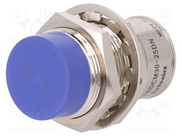 Sensor: inductive; Output conf: NPN / NO; 0÷25mm; 10÷30VDC; M30