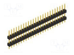 Connector: pin strips; pin header; male; PIN: 24; 2.54mm; THT; 1x24