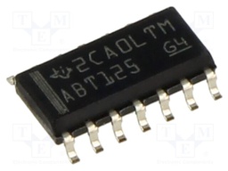 Buffer, 74ABT125, 4.5 V to 5.5 V, SOIC-14
