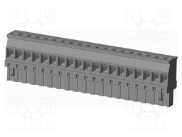 Connector: pluggable terminal block; plug; female; angled 90°