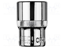 Socket; 6-angles,socket spanner; HEX 14mm; 3/8"