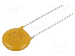 Varistor: zinc-oxide; THT; 250VAC; 320VDC; 390V; 6kA; 140J; 600mW