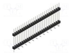 Connector: pin strips; pin header; male; PIN: 26; 2.54mm; SMT; 1x26