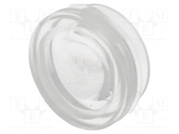 Lens for laser diode; Øout: 7.4mm; V: bi-aspherical; D: 3.05mm