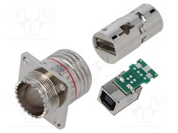 USB2.0 Field Series (USB-B), plug , nickel plating