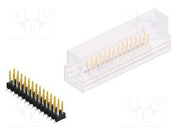 Connector: pin strips; pin header; male; PIN: 28; 2.54mm; SMT; 2x14