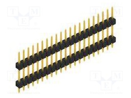 Connector: pin strips; pin header; male; PIN: 21; 2.54mm; THT; 1x21