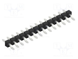 Connector: pin strips; pin header; male; PIN: 14; 2.54mm; SMT; 1x14