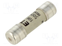 Fuse: fuse; gG; 10A; 500VAC; cylindrical; 10.3x38mm