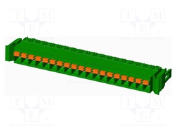 Connector: pluggable terminal block; plug; female; straight; 12A