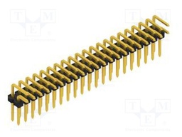 Connector: pin strips; pin header; male; PIN: 42; 2.54mm; THT; 2x21