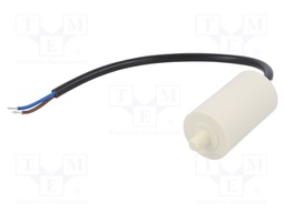 Capacitor: motors, run; 8uF; 425VAC; Ø32x55mm; -25÷85°C; ±5%