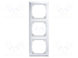 Mounting frame; intelligent house; anthracite; Sockets: 3