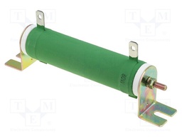 Resistor: wire-wound; 2.2kΩ; 80W; ±5%; Ø28x121mm; 200ppm/°C