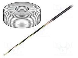 Wire: motor; chainflex® CF31; 4G4mm2; PVC; black; stranded; Cu; 4mm2