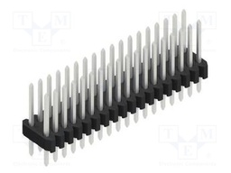 Connector: pin strips; pin header; male; PIN: 36; 1.27mm; THT; 2x18