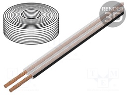 Wire: loudspeaker cable; TLYp; 2x2.5mm2; unshielded; PVC; 150VAC