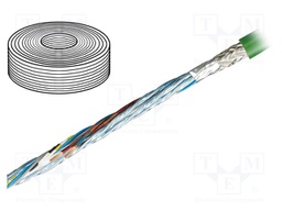 Wire: test lead cable; chainflex® CF894,hybrid; green; stranded