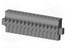 Connector: pluggable terminal block; plug; female; angled 90°