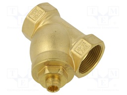 Y-strainer; max.16bar; brass; Filter: magnetic,mesh; 400um; 5000Gs