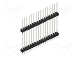 Connector: pin strips; pin header; male; PIN: 16; 2.54mm; THT; 1x16