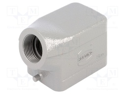 Enclosure: for Han connectors; Han; size 6B; for cable; for latch