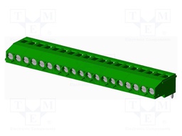 Connector: PCB terminal block; terminal; Plating: tinned; on PCBs