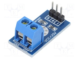 Sensor: voltage; VDC: 0,02445÷25V