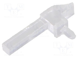 Fibre for LED; rectangular; 1.4x1.4mm; No.of mod: 1; Front: flat