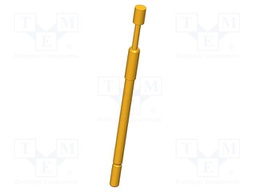 Test needle; Operational spring compression: 4mm; 8A; Ø: 2mm; 1.5N