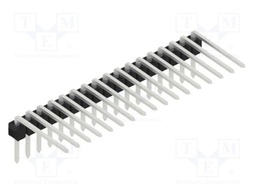 Connector: pin strips; pin header; male; PIN: 17; 2.54mm; THT; 1x17