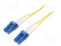 Fiber patch cord; OS2; both sides,LC/UPC; 1m; LSZH; yellow