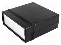 Enclosure: with panel; 1598; X: 135mm; Y: 134mm; Z: 50mm; ABS; black
