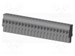 Connector: pluggable terminal block; plug; female; angled 90°