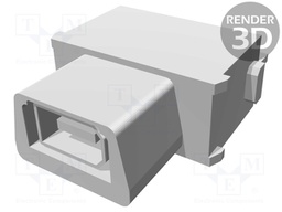 Connector: HAN; module; female; Han Modular FireWire; straight