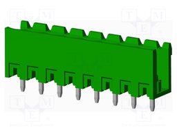 Connector: pluggable terminal block; socket; male; straight; THT