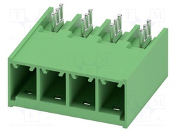 PCB headers, nominal cross section: 6 mm?, color: green, nom