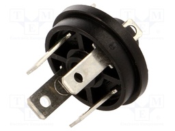 Connector: valve connector; socket; form C; 9.4mm; male; PIN: 4