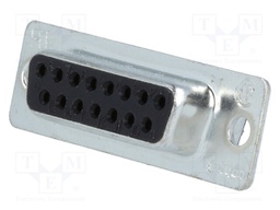 D-Sub; PIN: 15; plug; HD 20; female; soldering; for cable