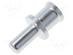 Heavy Duty Connector Contact, CLASS CY Series, Pin, 1 AWG, Crimp, 200 A, Brass