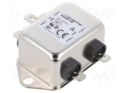 Filter: anti-interference; one-phase; 250VAC; Cx: 220nF; Cy: 2.2nF