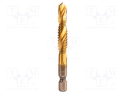High speed steel; M8; 1.25; L: 69mm; for internal thread; 1/4"