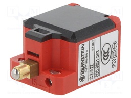 Limit switch; NC x2; 10A; max.240VAC; rectangle 8,5x3,5mm; IP20