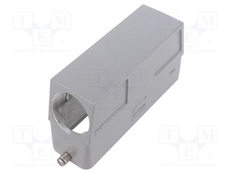 Enclosure: for rectangular connectors; Han B; size L32B; angled