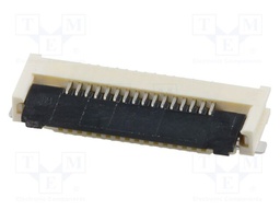 Connector: FFC (FPC); horizontal; PIN: 16; ZIF,bottom contacts