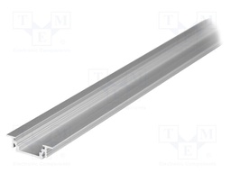 Profiles for LED modules; recessed; natural; L: 1m; aluminium