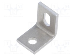 Angle bracket; W: 14.22mm; H: 19.05mm; L: 19.05mm; aluminium