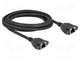 Extender Ethernet; S/FTP; Cat: 6a; RJ45 socket,both sides; 3m